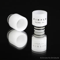 Simple Vape Co Delrin Drip Tip weiss